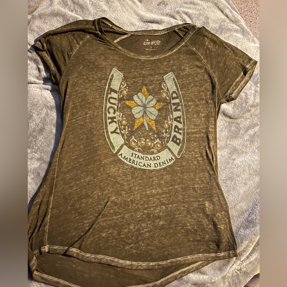 Lucky Brand tee, soft and gauzy. Excellent condition. Size S. - Picture 2 of 12